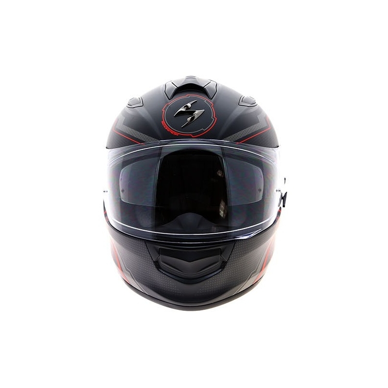 Integral Motorradhelm Scorpion EXO-510 Air Sync schwarz matt-rot Ausverkauf