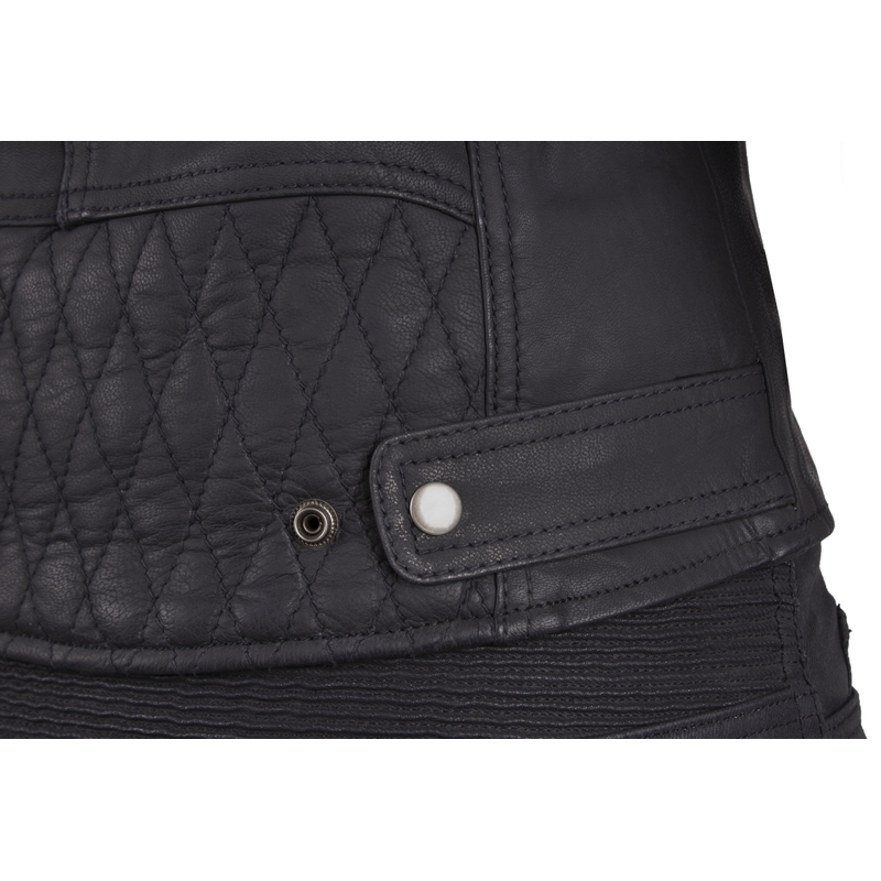 Rebelhorn Hunter Pro Damen Motorradjacke Schwarz Ausverkauf