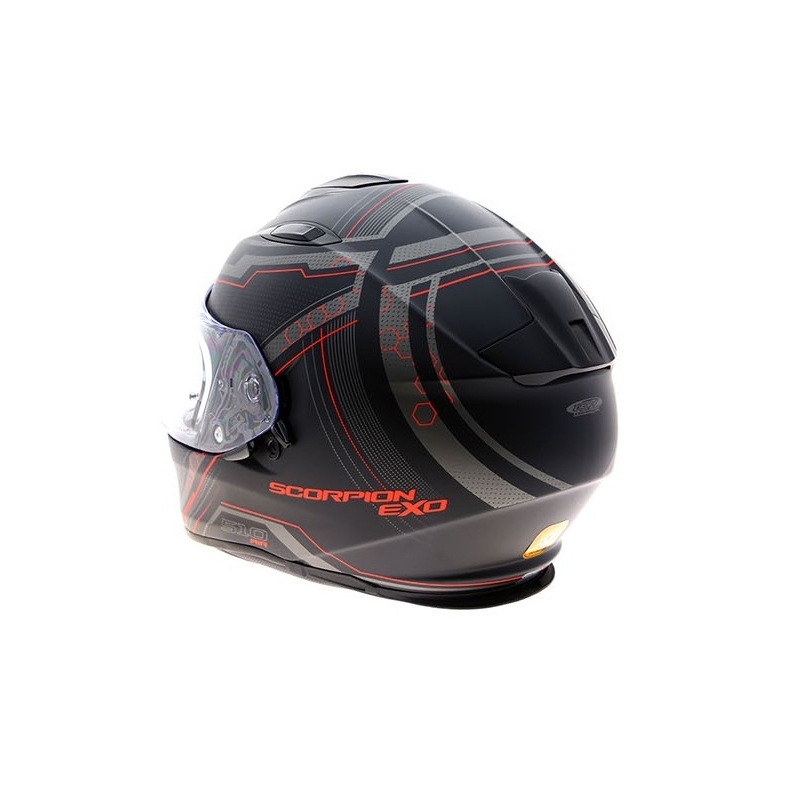 Integral Motorradhelm Scorpion EXO-510 Air Sync schwarz matt-rot Ausverkauf