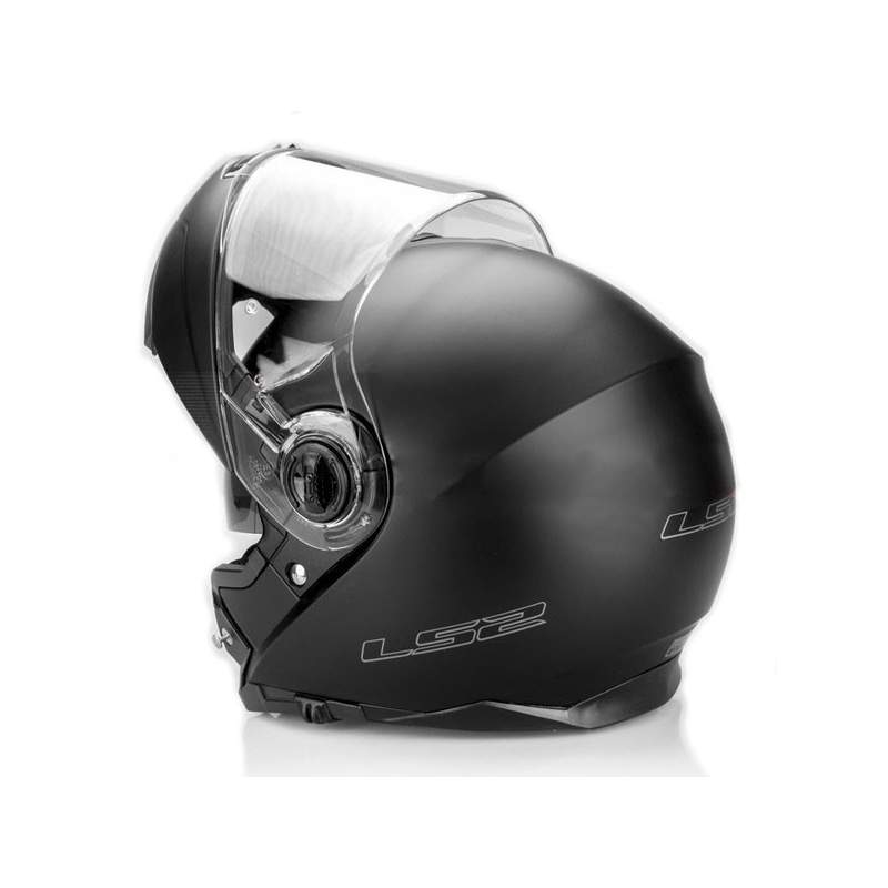 LS2 FF325 Strobe Schwarz Matt Flip-up Motorradhelm