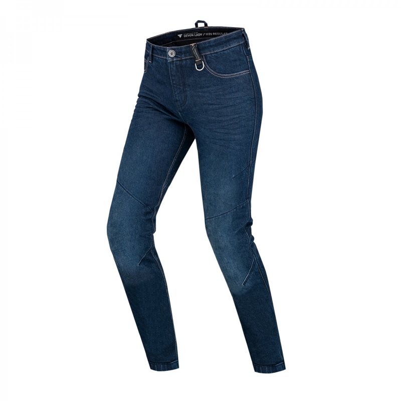 Shima Devon Damen Motorradjeans dunkelblau verlängert