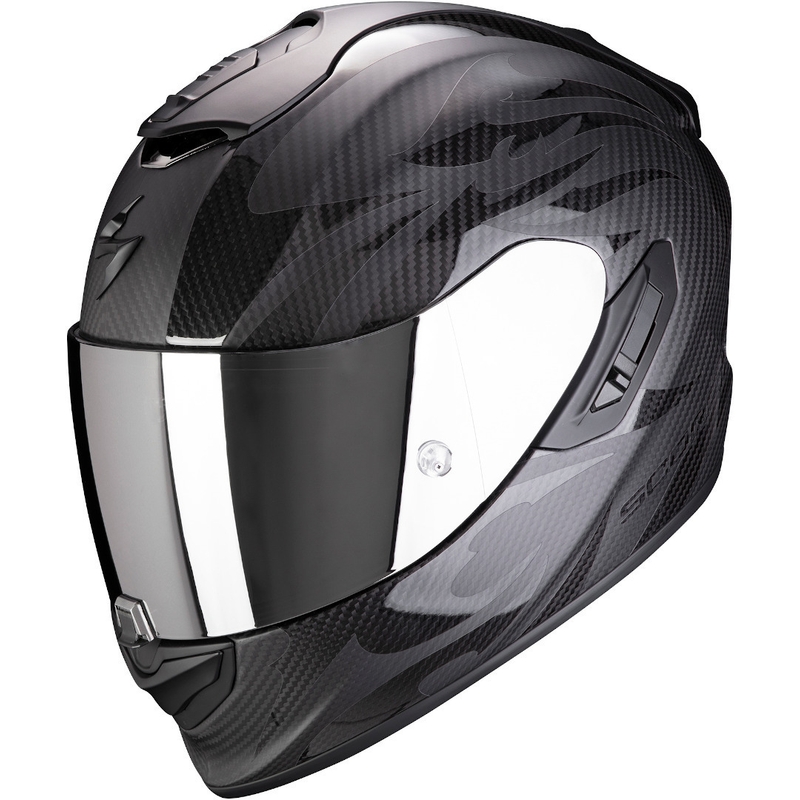 Integral Motorradhelm Scorpion EXO-1400 Carbon Air Obscura schwarz