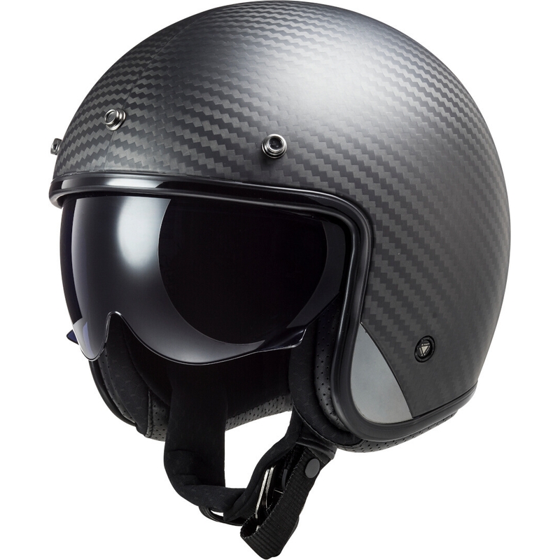 Offener Motorradhelm LS2 OF601 Bob C Carbon - Klasse II