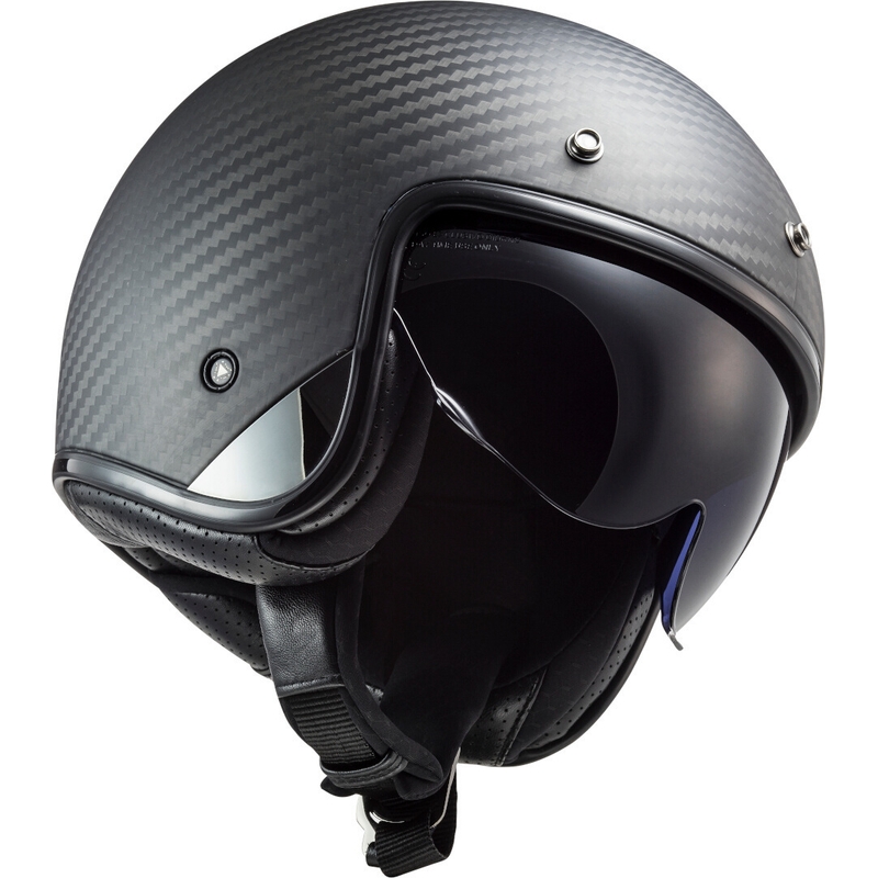 Offener Motorradhelm LS2 OF601 Bob C Carbon - Klasse II