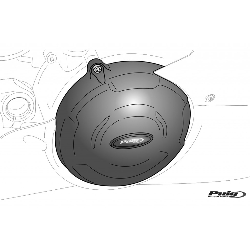 Motor-Schutzabdeckungen PUIG schwarz included right, left and alternator caps für BMW S 1000 XR 2020-2026, BMW M 1000 XR 2024-2025