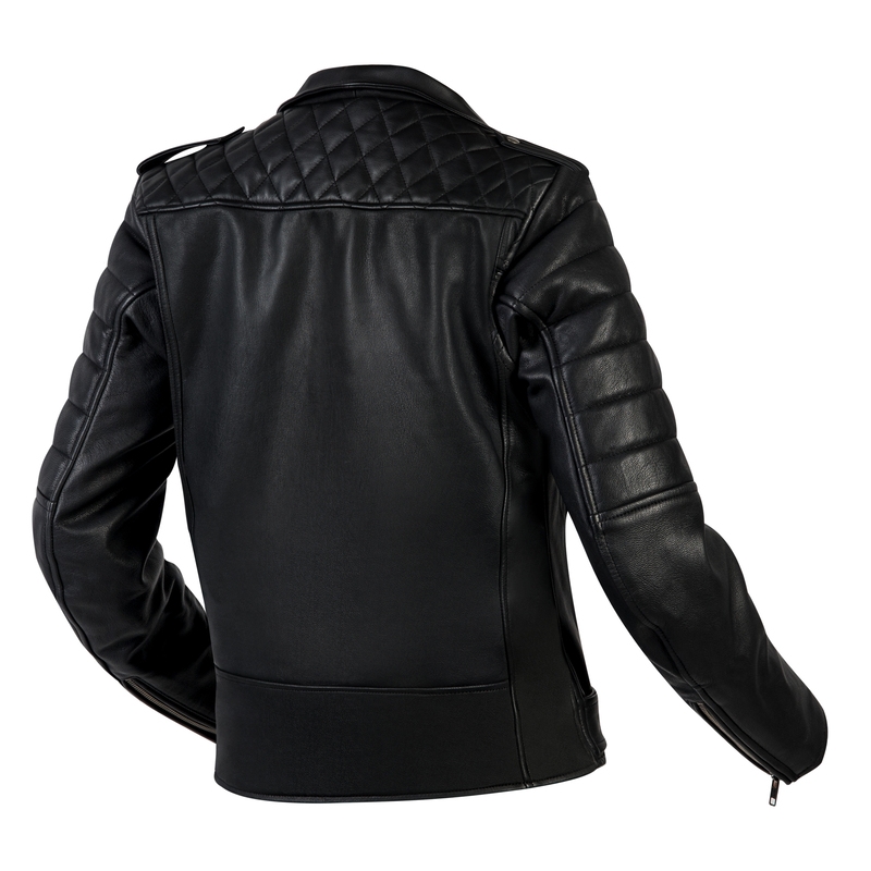 Ozone Ramones Modern Damen Motorrad Jacke Schwarz Ausverkauf