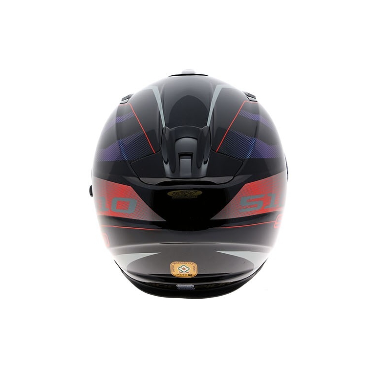 Integralhelm Scorpion EXO-510 Stage schwarz-silber-rot Ausverkauf