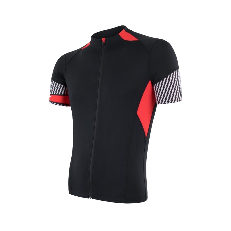 Sensor Race Trikot schwarz-rot - kurzarm Ausverkauf
