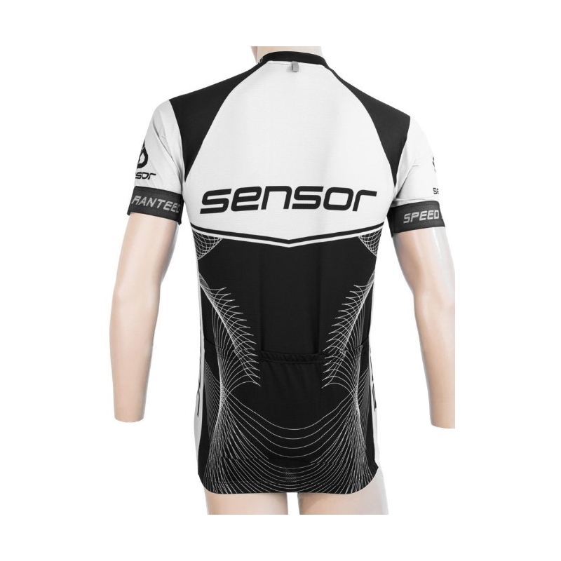 Sensor Team Up Trikot schwarz-weiß - kurzarm Ausverkauf