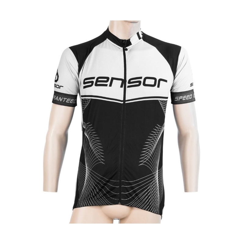 Sensor Team Up Trikot schwarz-weiß - kurzarm Ausverkauf
