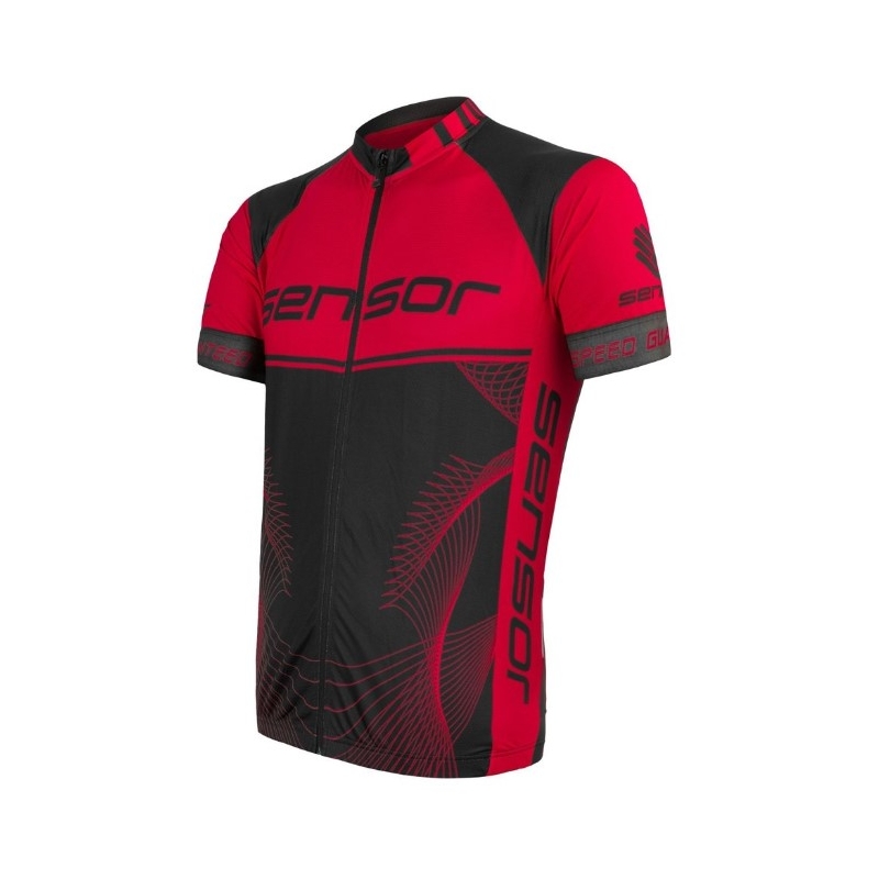 Sensor Team Up Trikot schwarz-rot - kurzarm Ausverkauf