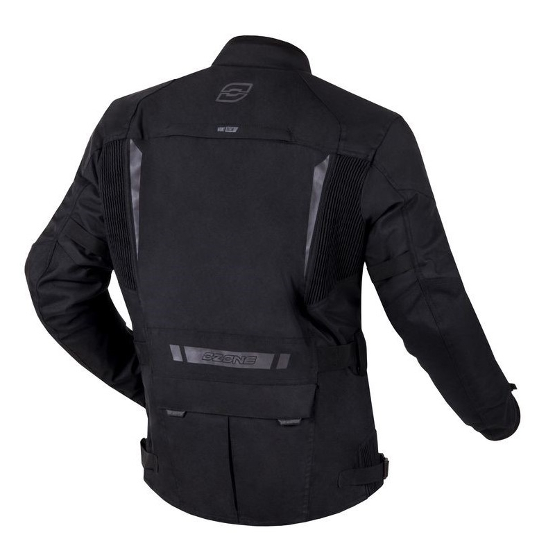 Ozone Traker Schwarz Motorrad Jacke Ausverkauf