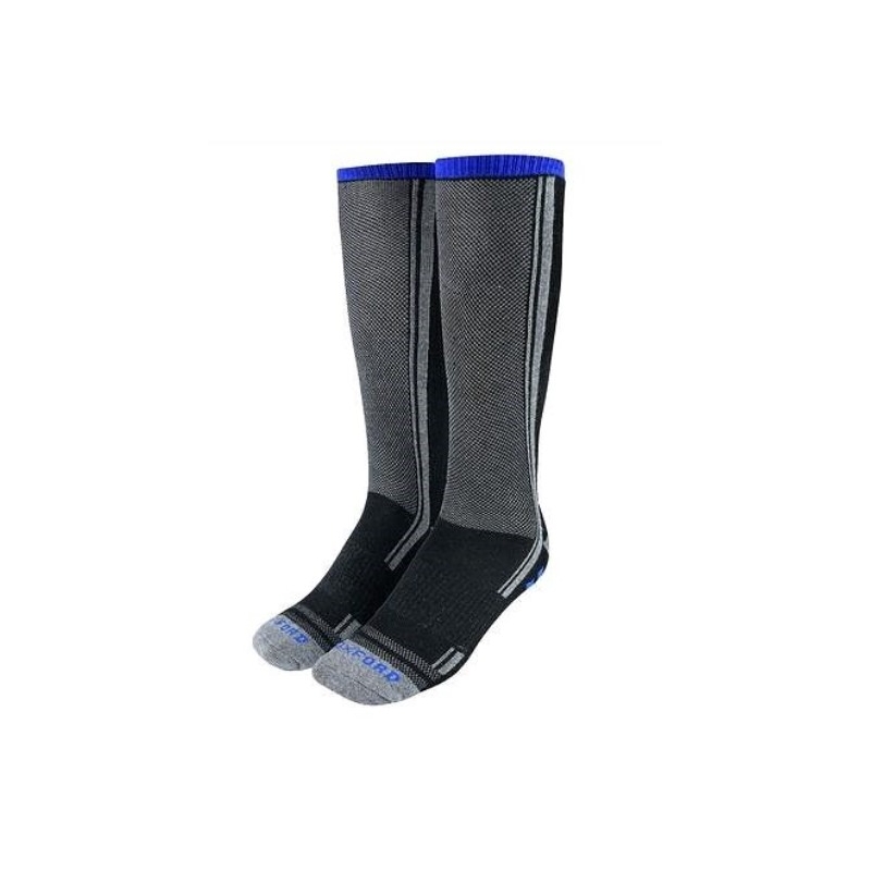 Oxford COOLMAX® Socken grau-schwarz-blau