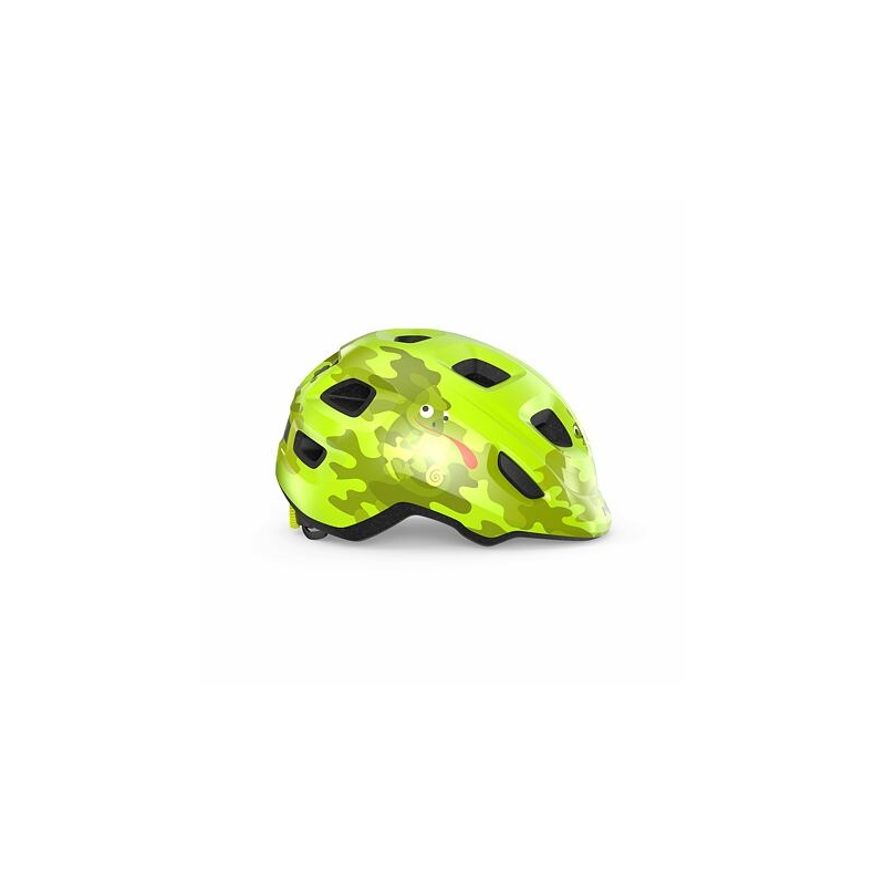 MET Hooray Chamäleon grüner Fahrradhelm für Kinder Ausverkauf