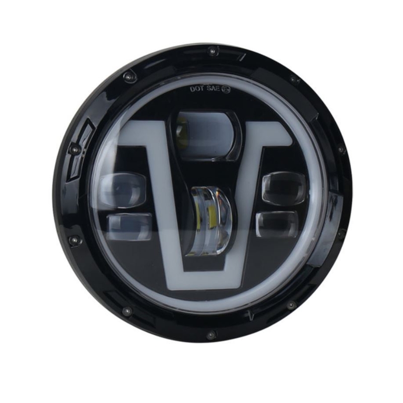 Maske mit Leuchte CUSTOMACCES VICTORY with support schwarz