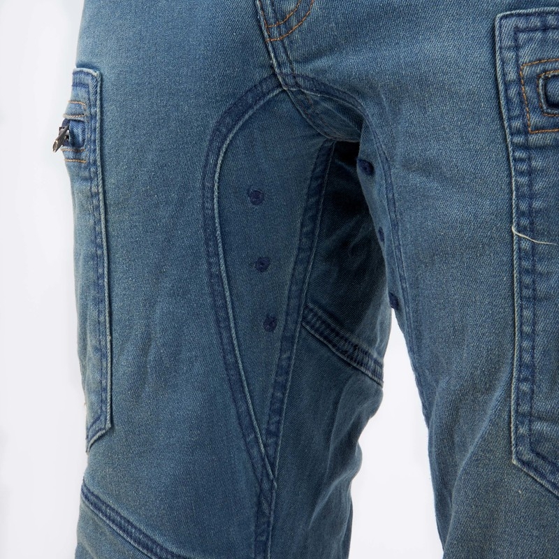 Rebelhorn Urban III Motorradjeans, blau