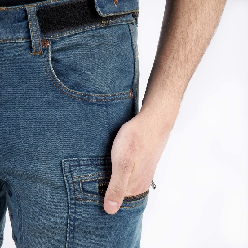 Rebelhorn Urban III Motorradjeans, blau