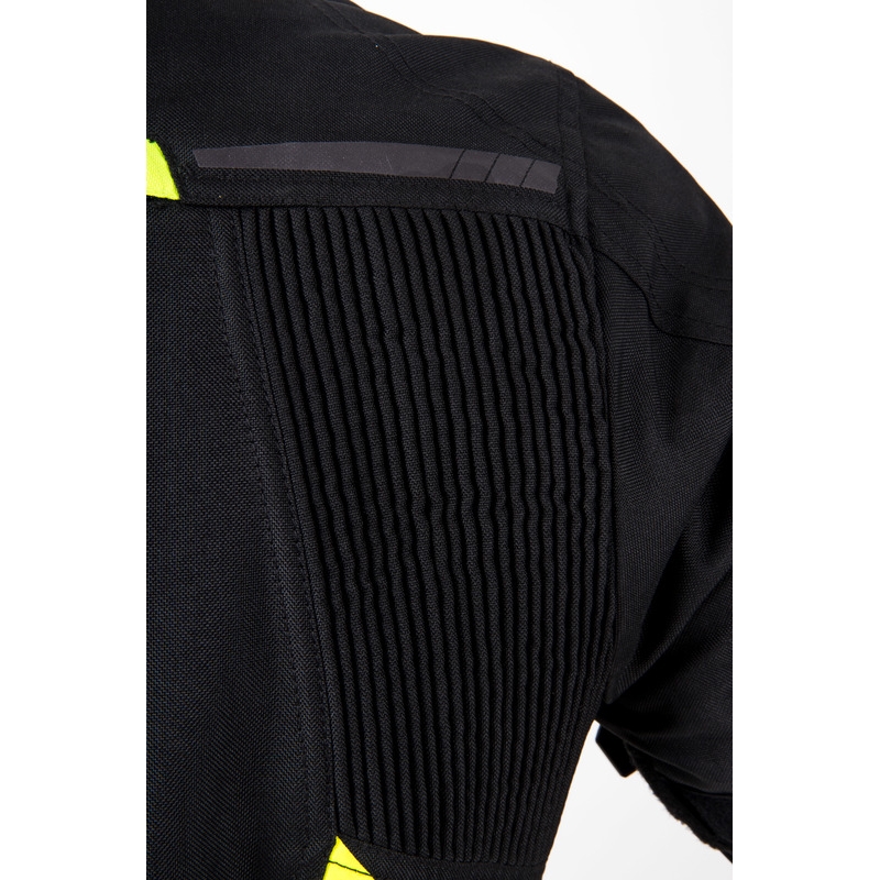 Ozone Delta IV Motorradjacke schwarz-neongelb