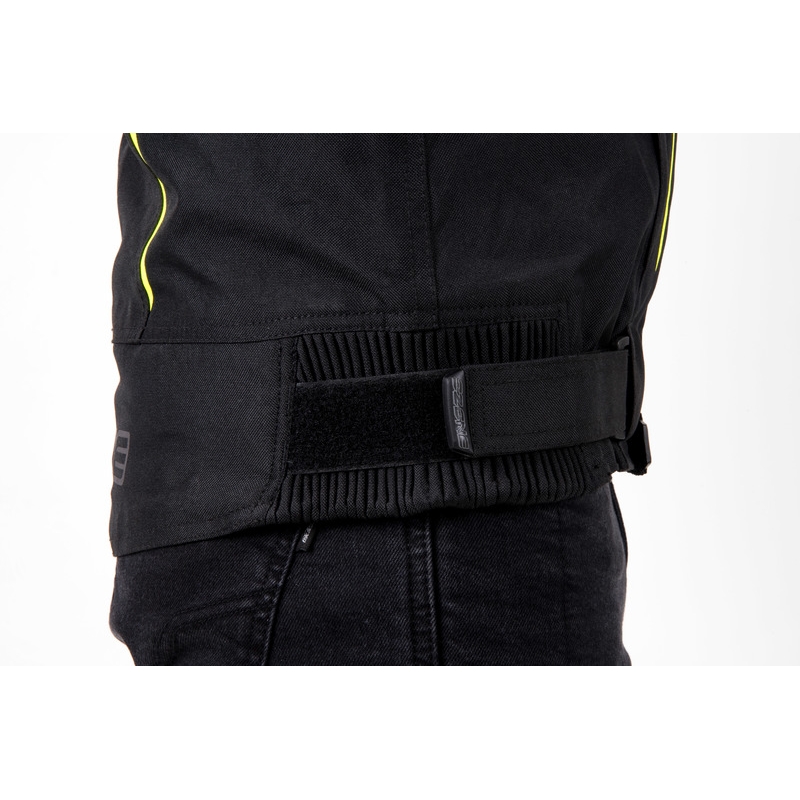 Ozone Delta IV Motorradjacke schwarz-neongelb