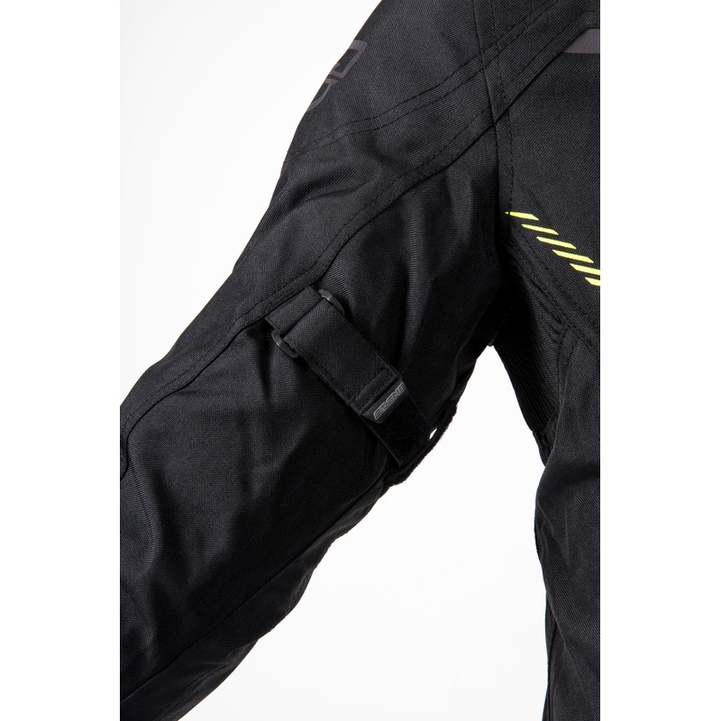 Ozone Delta IV Motorradjacke schwarz-neongelb