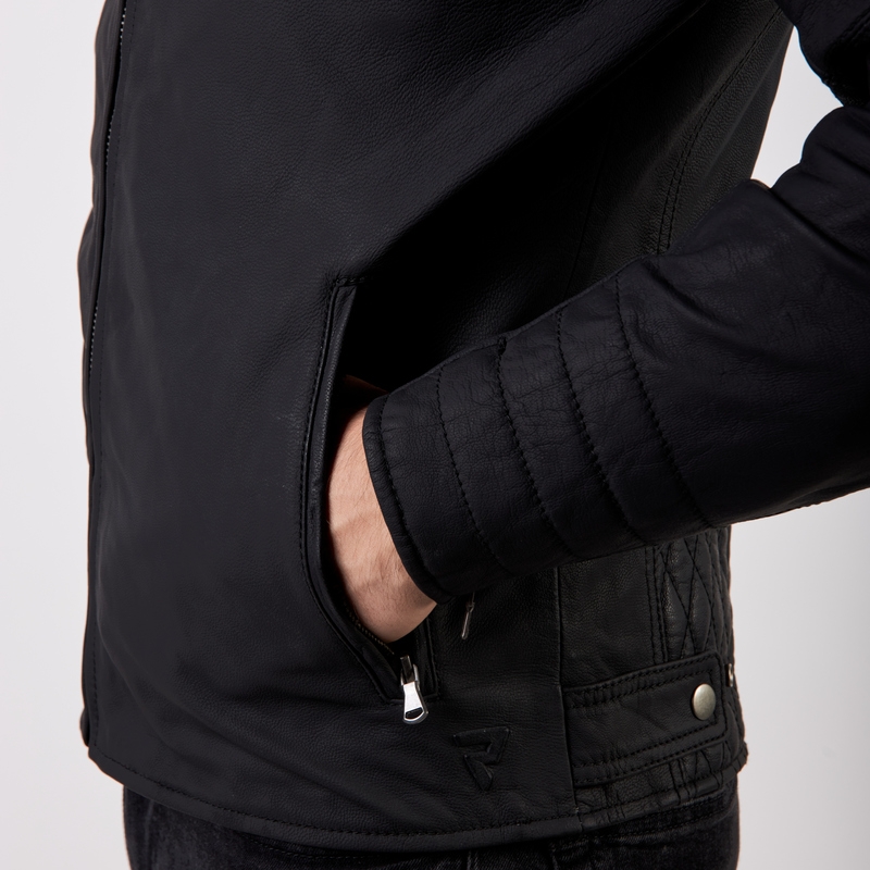 Rebelhorn Hunter Pro Schwarz Motorradjacke Ausverkauf