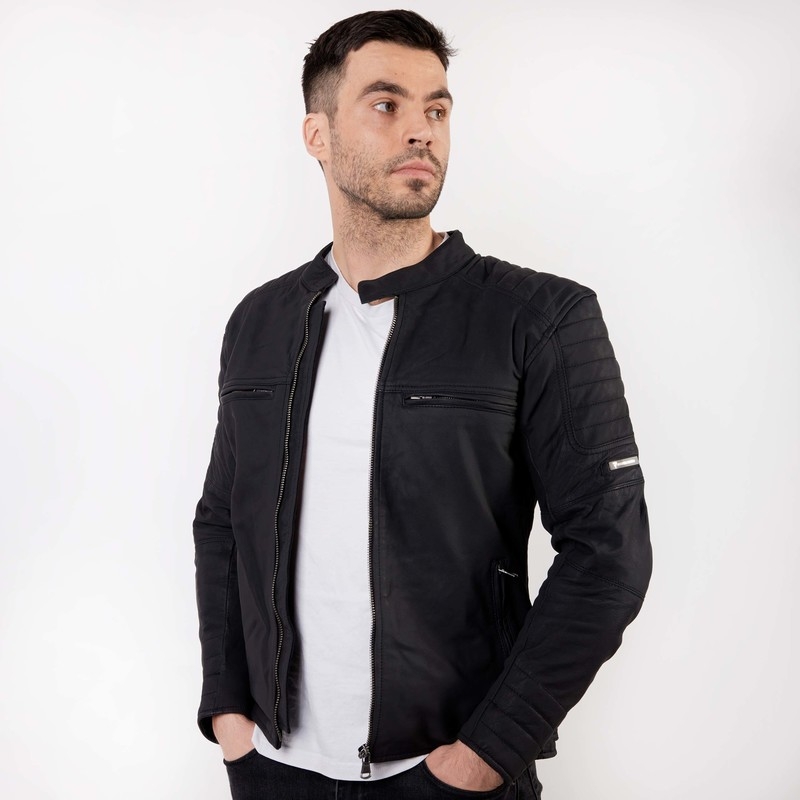 Rebelhorn Hunter Pro Schwarz Motorradjacke Ausverkauf