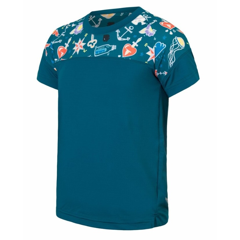 SENSOR CYKLO HELIUM Kindertrikot mit freiem Halsausschnitt saphir/jungen Tattoo Ausverkauf