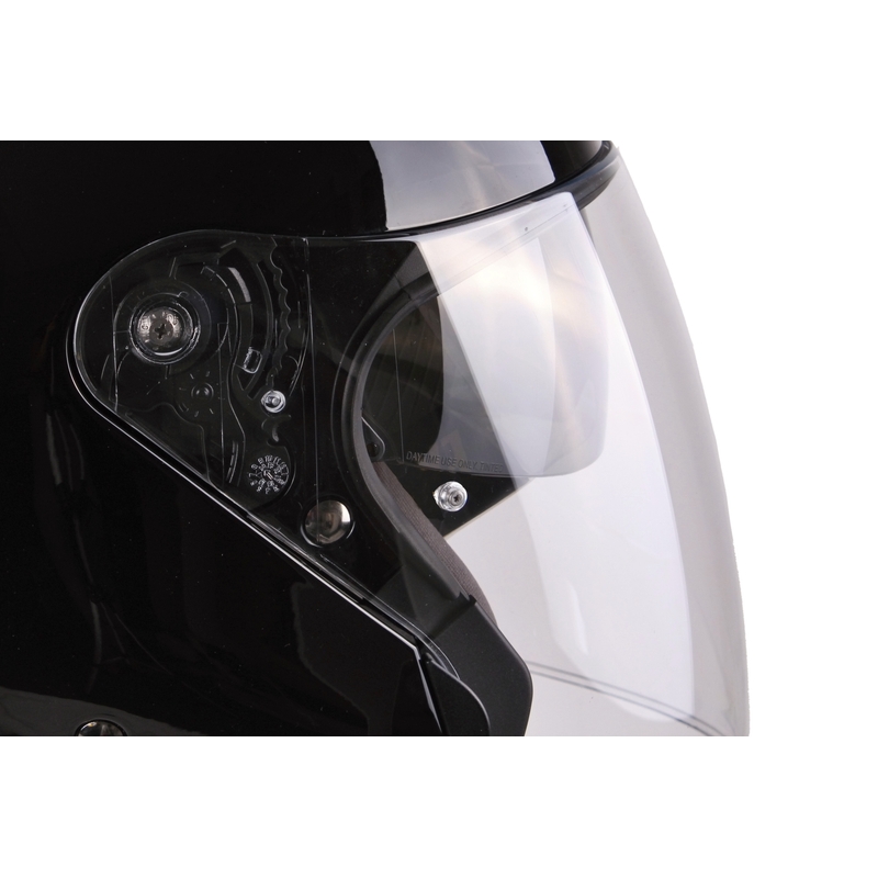 Motorradhelm Scorpion EXO-220 schwarz glänzend Ausverkauf