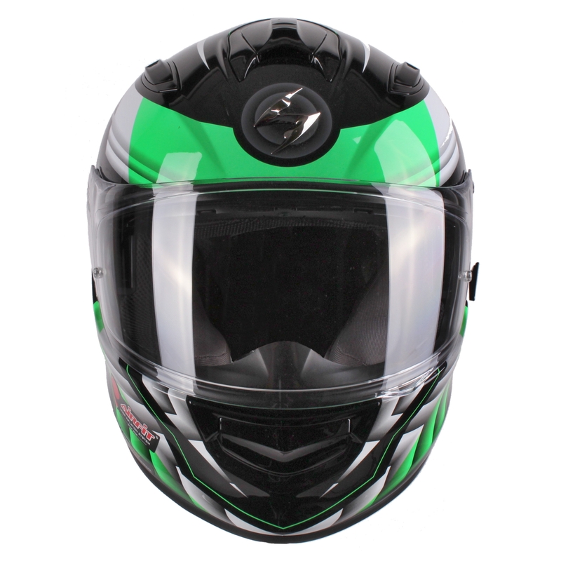 Moto Integralhelm Scorpion EXO-510 Air Scale schwarz-grün Ausverkauf