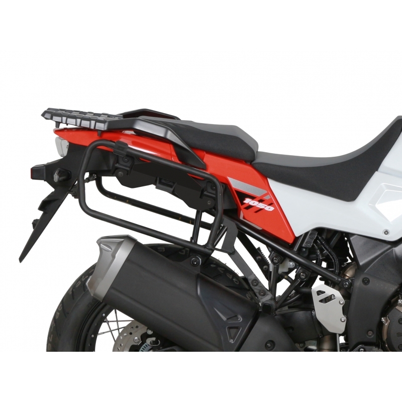 Complete set of aluminum cases SHAD TERRA, 37L topcase + 36L / 36L side cases, including mounting kit and plate SHAD SUZUKI DL 1000 V-Strom/ DL 1050 V-Strom