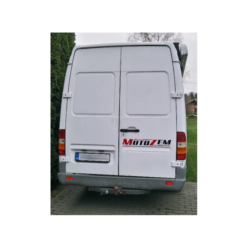 MotoZem Logo-Aufkleber schwarz