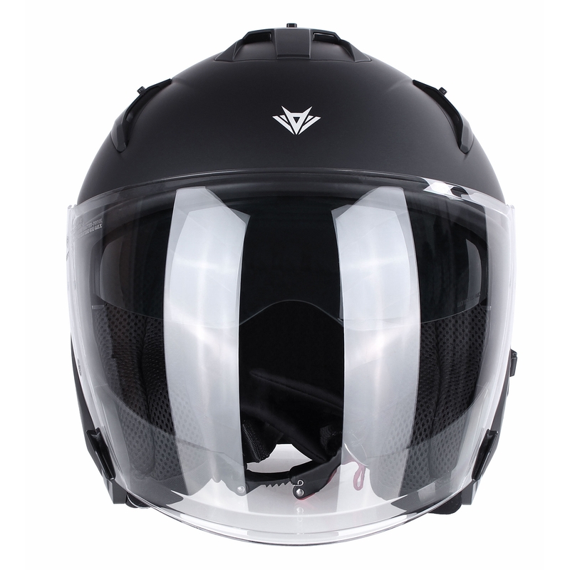 Offener Motorradhelm RSA Active schwarz matt - Klasse II