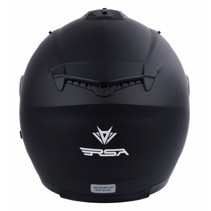Offener Motorradhelm RSA Active schwarz matt - Klasse II