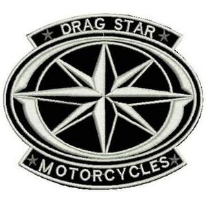 Aufnäher Drag Star Motorcycles - groß