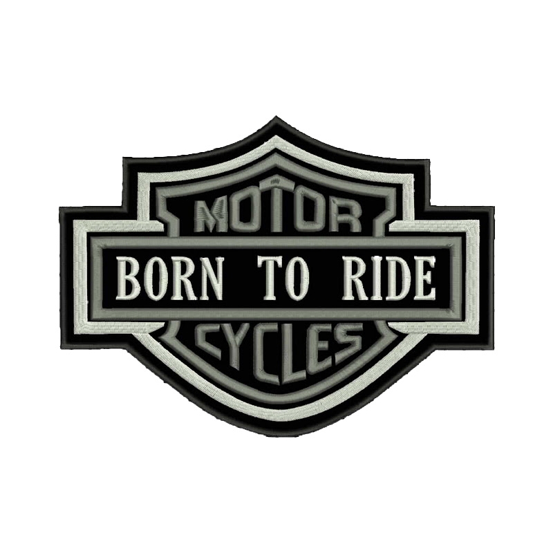 Patch Motor Cycles grau