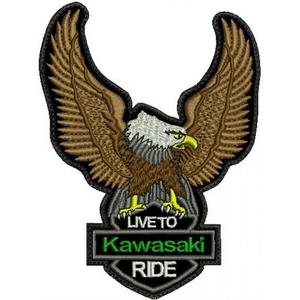 Eagle Live zum Kawasaki-Aufnäher
