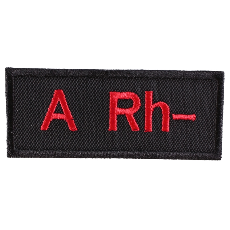 Pflaster mit Blutgruppe A Rh-
