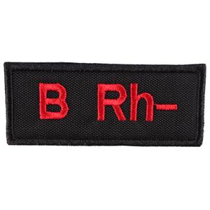 Pflaster mit Blutgruppe B Rh-