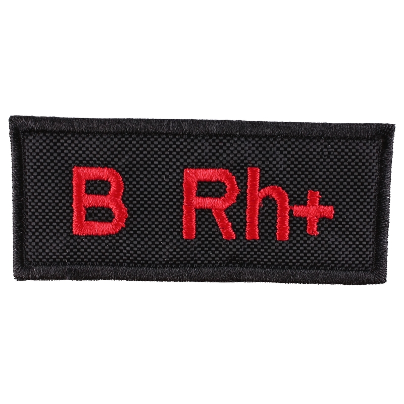 Pflaster mit Blutgruppe B Rh+