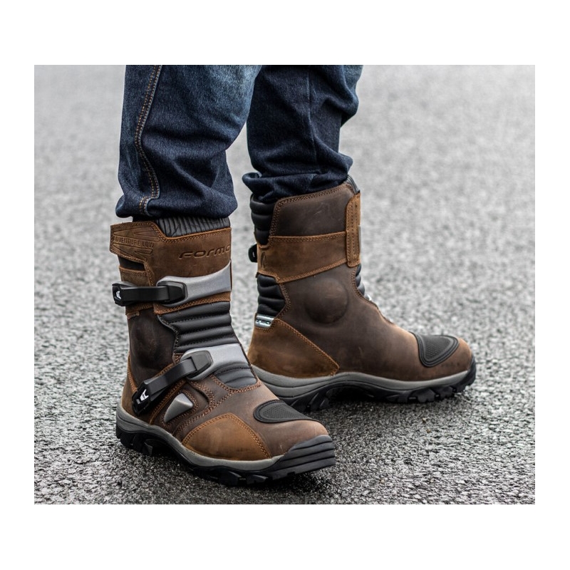 Moto Schuhe Forma Adventure Low WP braun