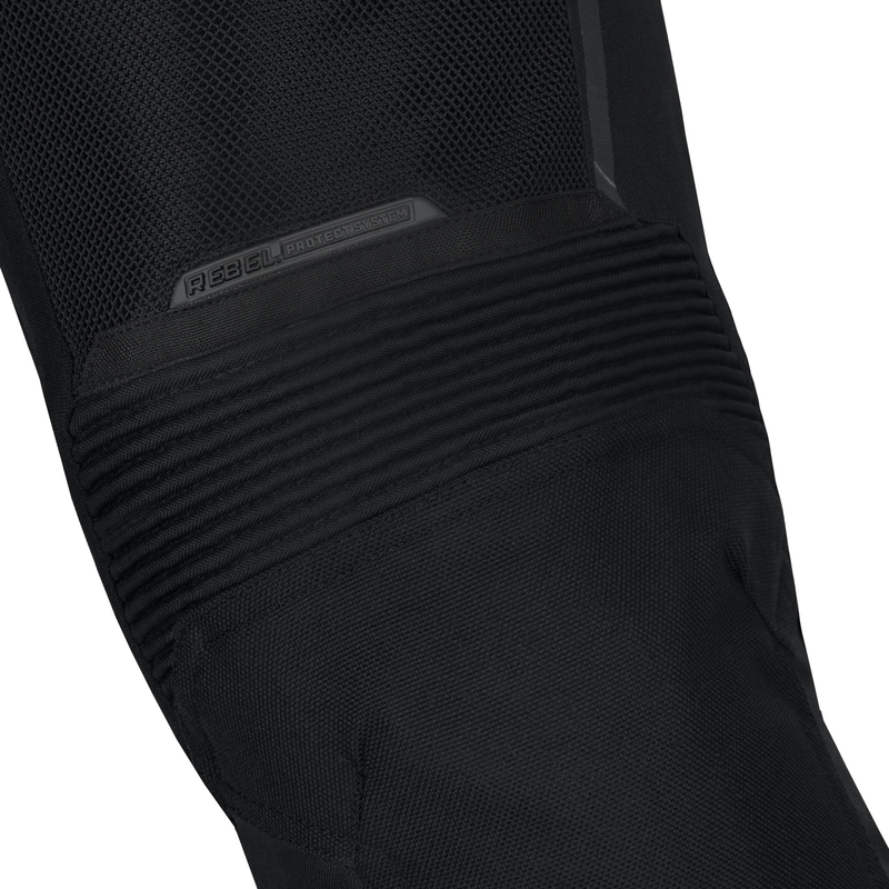 Motorradhose Rebelhorn Hiflow IV schwarz verlängert