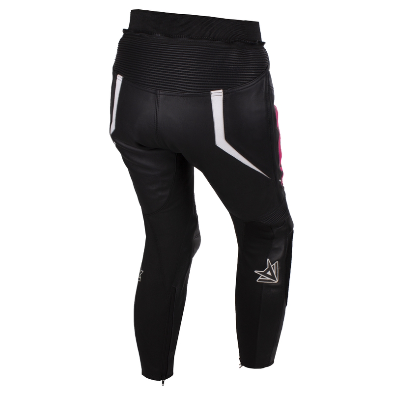 Zweiteiliger Damenoverall RSA Flow schwarz-weiß-fluo pink sale Ausverkauf