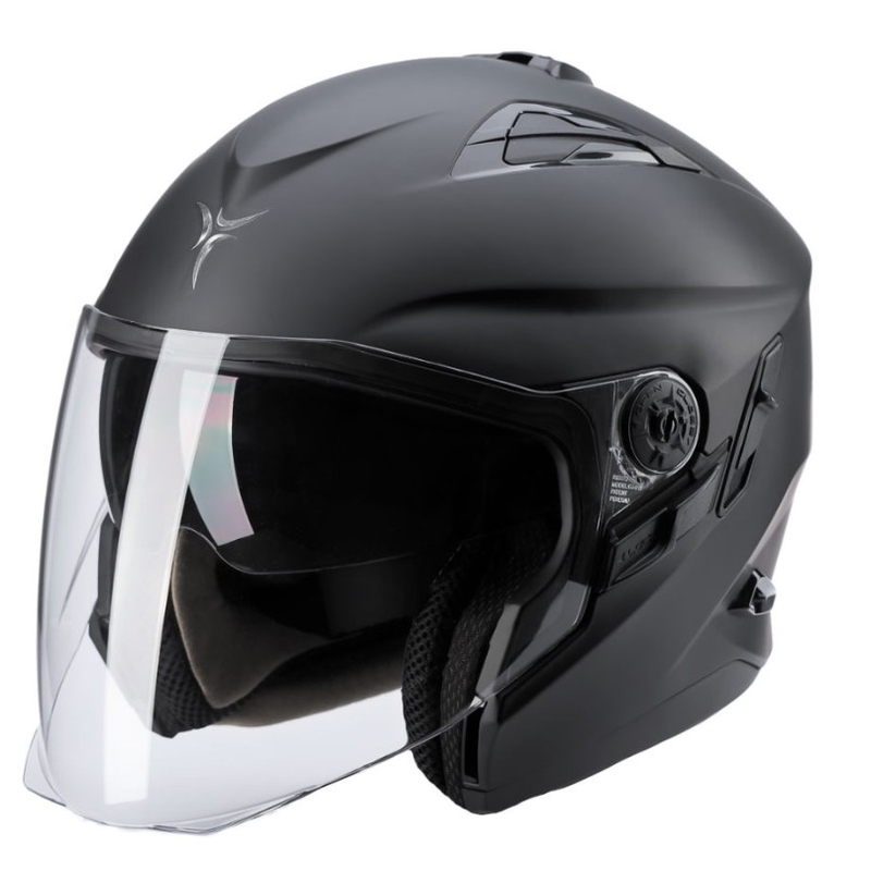 Offener Motorradhelm SECA Mirage II schwarz matt Ausverkauf