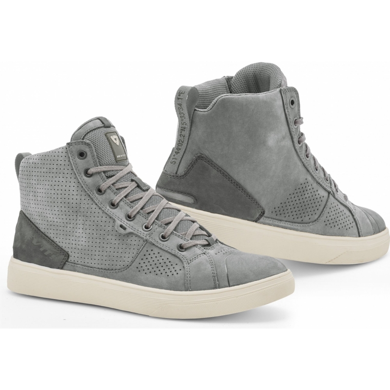 Revit Arrow Motorradstiefel grau und weiß