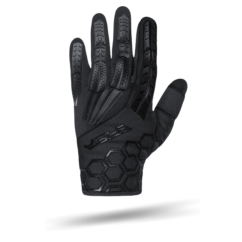 Kinder-Motorradhandschuhe RSA MX EVO schwarz