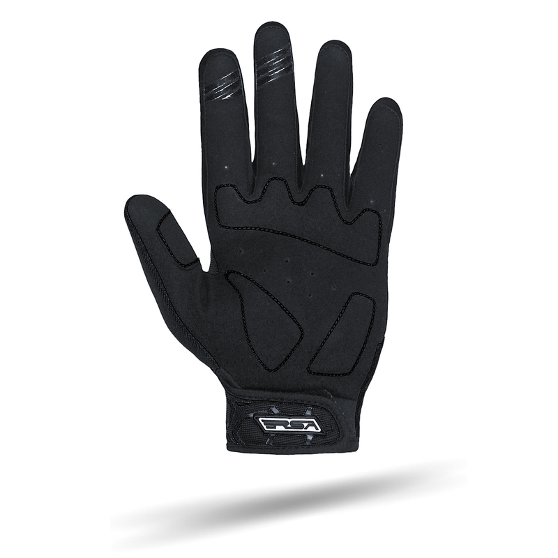 Kinder-Motorradhandschuhe RSA MX EVO schwarz