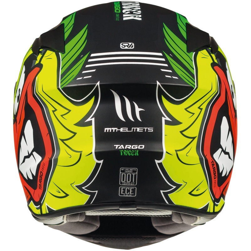 MT Targo Truck A2 Integral Motorradhelm fluo gelb matt