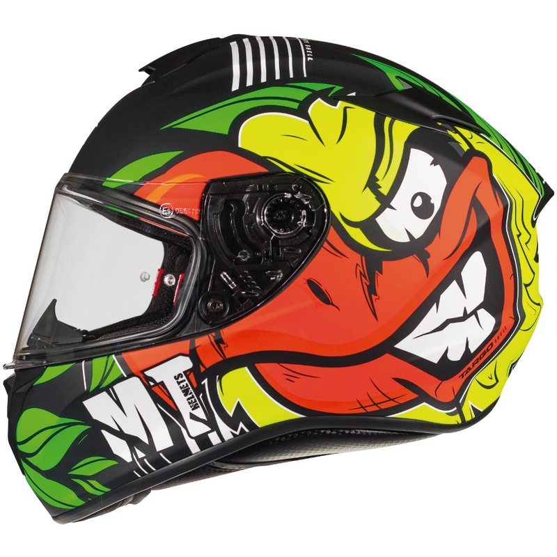 MT Targo Truck A2 Integral Motorradhelm fluo gelb matt