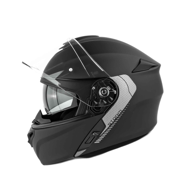MT Storm Motorradhelm schwarz matt