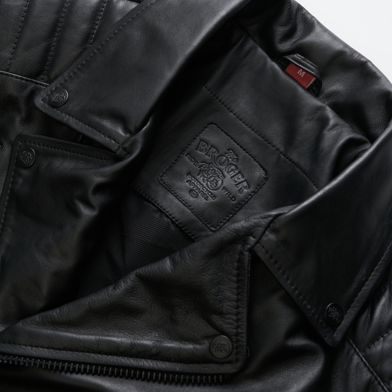 Motorradjacke BROGER Ohio schwarz Ausverkauf